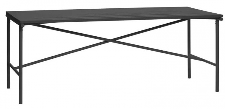 P&ouml;yt&auml; \'Villa\' - Musta ryhmässä Huonekalut / Ulkokalusteet / Puutarhapöydät @ Reforma (991218)