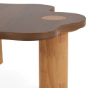 Sohvapöytä \'Livora\' 107x98cm - Pähkinä