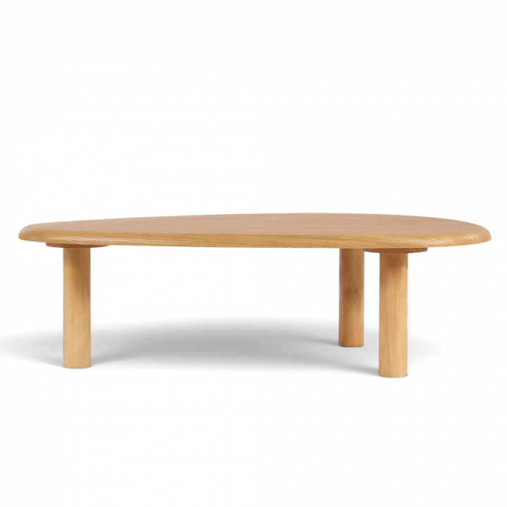 Sohvapöytä \'Uovo\' 116.5x73cm - Luonnonvärinen ryhmässä Huonekalut / Pöydät / Pöytä @ Reforma (BCT-L116-oak)