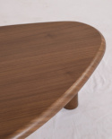 Sohvapöytä \'Uovo\' 116.5x73cm - Pähkinä