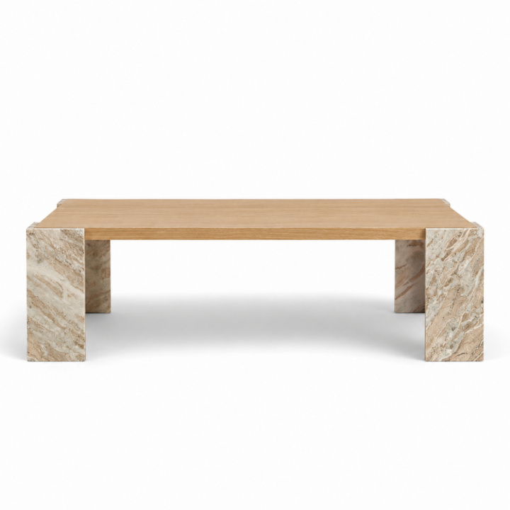 Sohvapöytä \'Monte\' 115x75cm - Luonnonvärinen ryhmässä Huonekalut / Pöydät / Pöytä @ Reforma (BCT-M115-oak)