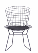 Tuoli \'Bertoia\' - Hopea/Harmaa