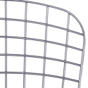 Tuoli \'Bertoia\' - Hopea/Harmaa