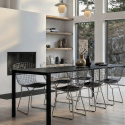 Tuoli \'Bertoia\' - Hopea/Harmaa