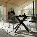 Tuoli \'Bertoia\' - Hopea/Harmaa