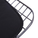 Tuoli \'Bertoia\' - Hopea/Harmaa