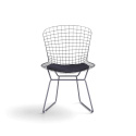 Tuoli \'Bertoia\' - Hopea/Harmaa