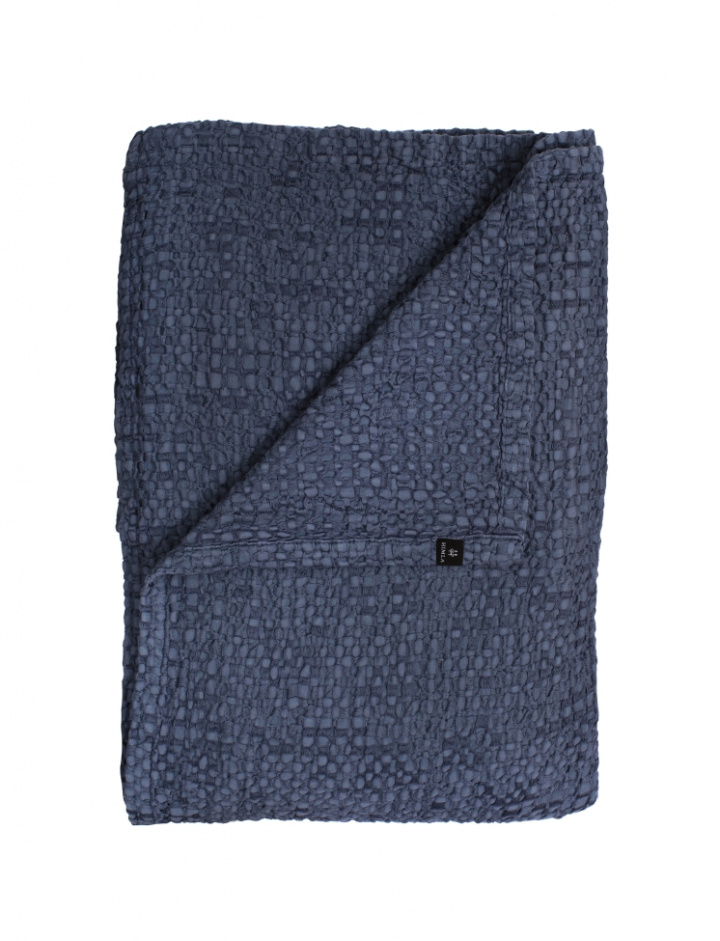Peitto \'Dani\' 160x260 - Sininen ryhmässä Sisustus / Kankaat / Peitto @ Reforma (Be23208-00610-1417)