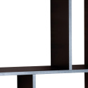 Kirjahylly \'Colin\' 60x210 - P&auml;hkin&auml;/Musta
