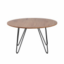 Soittopöytä \'Mira\' Pyöreä 80cm - Puu/Metalli