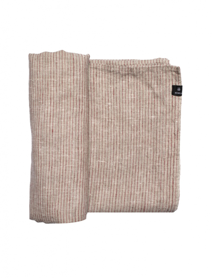 Pöytäliina \'Linus\' 145x250- Punainen/Musta ryhmässä Sisustus / Kankaat / Pöytäliinat @ Reforma (D11233-00409-1604)