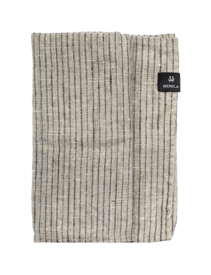 Servetti \'Linus\' 45x45 - Luonnonväri/Musta ryhmässä Sisustus / Kankaat @ Reforma (D14233-00048-1102)
