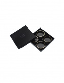 Servettirenkaat \'Monaco\' Pyöreä 4cm 4-pack - Messinki