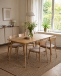 Ruokapöytä \'Nordisk\' 180x70cm - Tammi