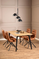 Ruokapöytä \'Cadiz\' 160x90cm - Luonto/Musta