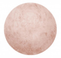 Pyöreä matto \'Aranga Super Soft Fur\' - Vaaleanpunainen