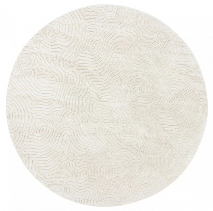 Pyöreä matto \'Amora\' - Valkoinen ryhmässä Sisustus / Matot / Kudotut matot @ Reforma (H100143)