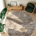 Pyöreä matto \'Aranga Super Soft Fur\' - Vihreä