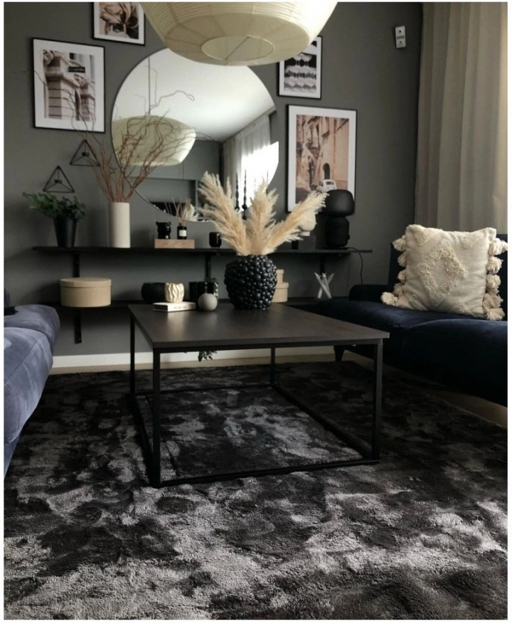 Tapis à poils longs \'Aranga Super Soft\' - Anthracite ryhmässä Matot / Matot @ Reforma (H100155)