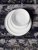 Lautanen \'Boho white\' - Valkoinen
