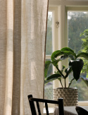 Verho \'Sunshine\' 140x250 - Vaalean luonnonväri