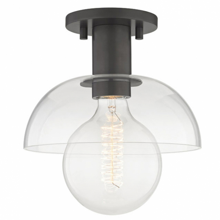 Kattovalaisin \'Glass Shade\' - Musta ryhmässä Valaistus / Valaisimet / Kattovalaisimet @ Reforma (LOFT371-18)