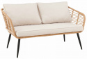 Puutarh sofa \'Sardinia\' - Luonnollinen/Beige