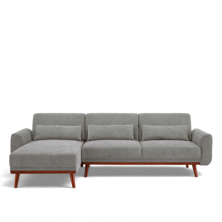 Vuodesohva \'Texas\' - Vaaleanharmaa ryhmässä Huonekalut / Sohvat / Vuodesohvat @ Reforma (MLM-502580-lightgrey)