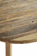 Ruokapöytä \'Recycled\' Pyöreä 110cm - Luonnonvärinen/kierrätetty puu