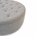 Puff \'Dimple\' Pyöreä 100cm - Harmaa