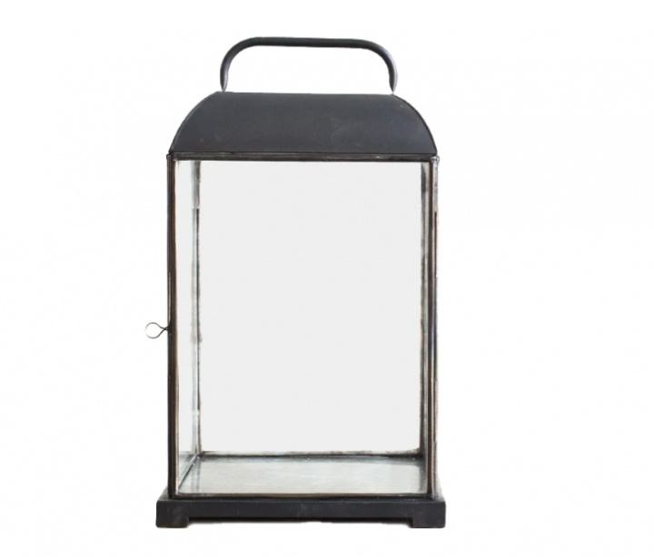 Lyhty \'Paros\' - Musta ryhmässä Sisustus / Koristeet / Kynttilänjalat & Lyhdyt @ Reforma (PM011420)