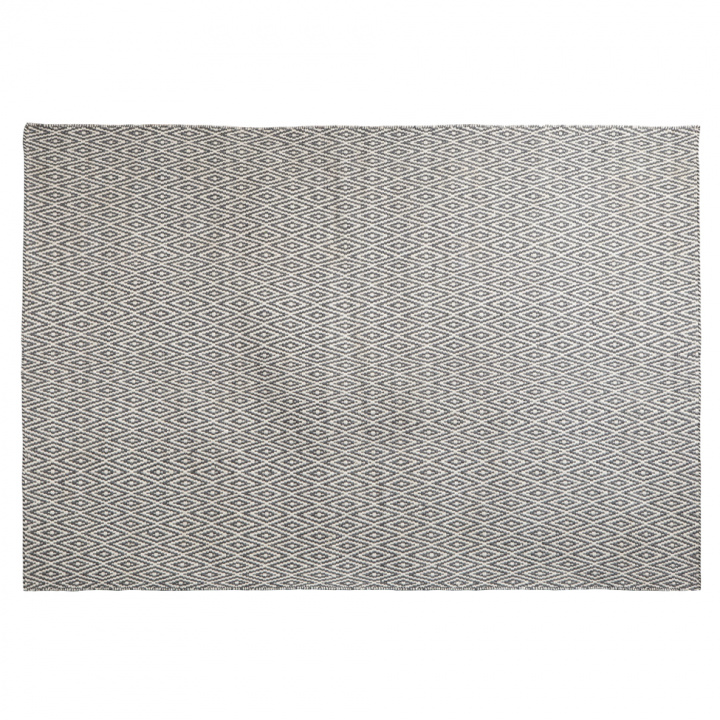 Matto \'Cozy Luxury\' 60x90cm - Harmaa/Valkoinen ryhmässä Sisustus / Matot / Kierrätetyt matot @ Reforma (Pet-Pattern-60x90)