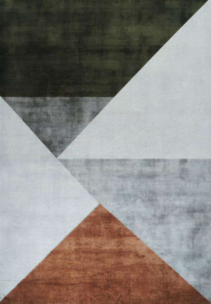 Matto \'Evanille\' - Harmaa/Multi ryhmässä Sisustus / Matot @ Reforma (RG01-12)