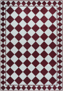 Matto \'Crestina\' - Punainen/Valkoinen