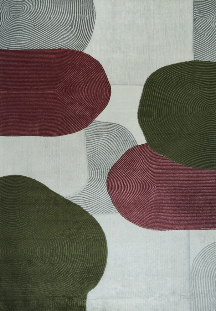 Matto \'Arvella\' - Ruskea/Harmaa ryhmässä Sisustus / Matot @ Reforma (RG01-64)