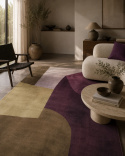 Matto \'Ventaro\' 200x280cm - Vaaleanpunainen/Ruskea