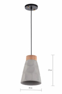 Kattovalaisin \'Mark\' - Puu/Cementti