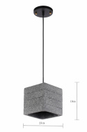 Kattovalaisin \'Stone Cube\' - Cementti