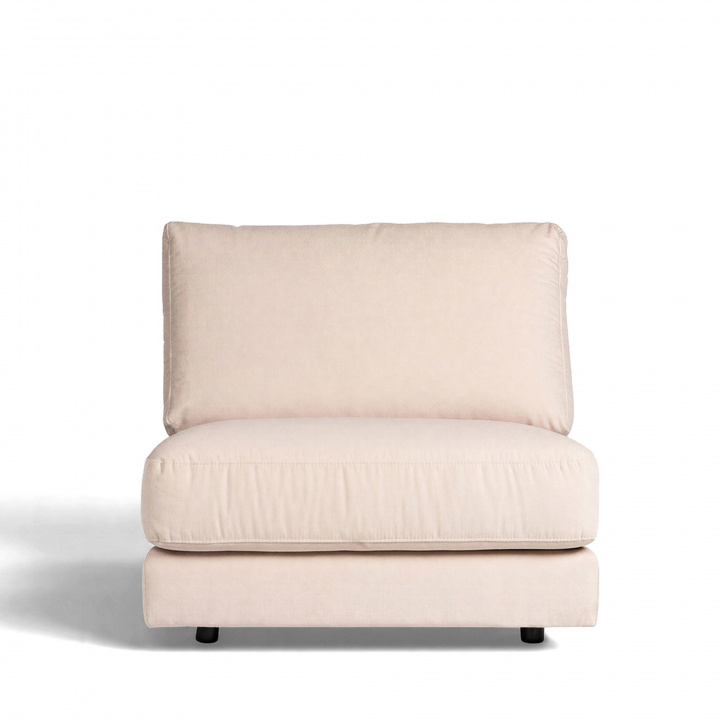 Moduuli \'Messina\' 93x110cm - Luonnonvalkoinen ryhmässä Huonekalut / Sohvat / Modulaariset sohvat @ Reforma (Rio-1-Fortis01)