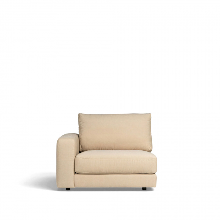 Moduuli \'Messina\' 104x110cm - Beige ryhmässä Huonekalut / Sohvat / Modulaariset sohvat @ Reforma (Rio-1-left-Fortis-02)