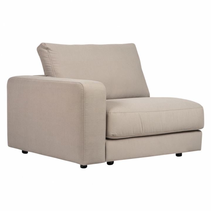 Moduuli \'Messina\' 104x110cm - Harmaa ryhmässä Huonekalut / Sohvat / Modulaariset sohvat @ Reforma (Rio-1-left-Fortis03)