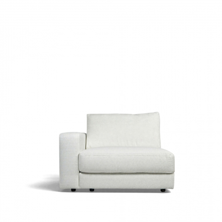 Moduuli \'Messina\' 104x110cm - Valkoinen ryhmässä Huonekalut / Sohvat / Modulaariset sohvat @ Reforma (Rio-1-left-Grace01)