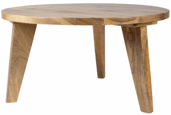 Soittopöytä Vintage Pyöreä 65cm - Luonto ryhmässä Huonekalut / Pöydät / Pöytä @ Reforma (S-NO13)