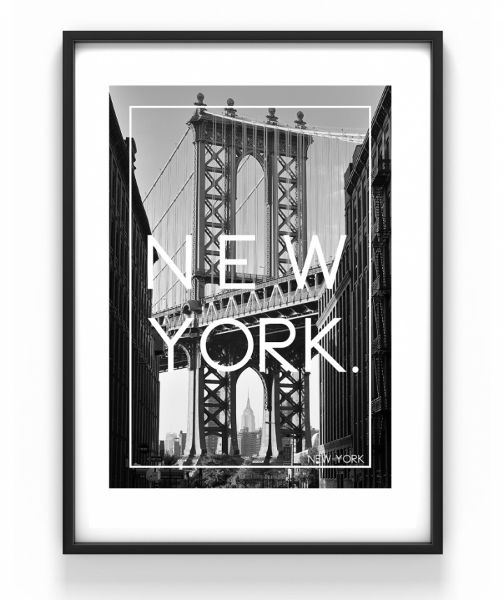 Juliste New York Valokuva 30x40cm ryhmässä Sisustus / Koristeet / Taulut & julisteet @ Reforma (S20-30x40)