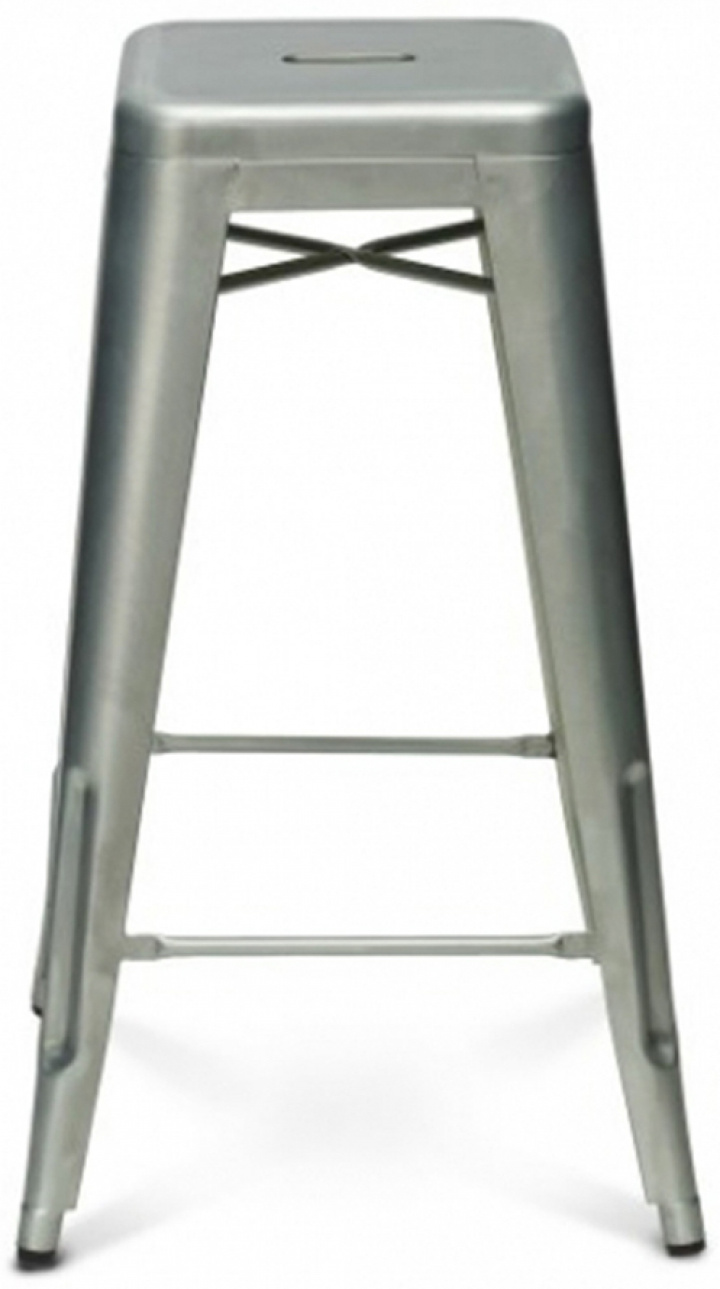 Jakkara \'Montmartre\' 77cm - Teräs ryhmässä Huonekalut / Istumakalusteet / Jakkarat @ Reforma (SM-1025-steel)