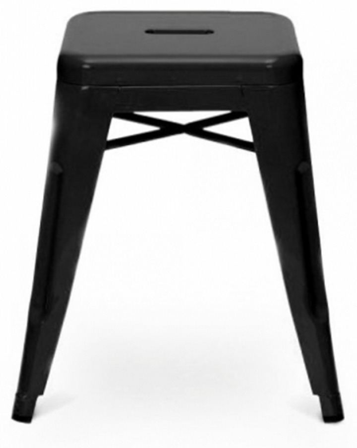 Jakkara \'Montmartre\' 45cm - Musta ryhmässä Huonekalut / Istumakalusteet / Jakkarat @ Reforma (SM-1025F-black)