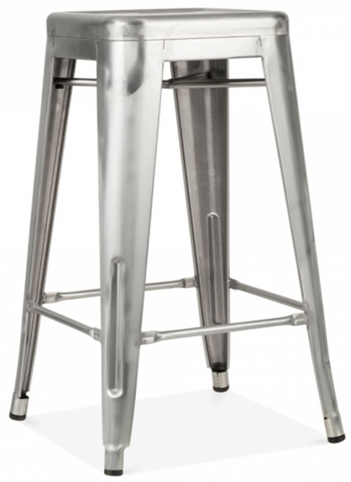 Jakkara \'Montmartre\' 65cm - Teräs ryhmässä Huonekalut / Istumakalusteet / Jakkarat @ Reforma (SM-1025K-steel)