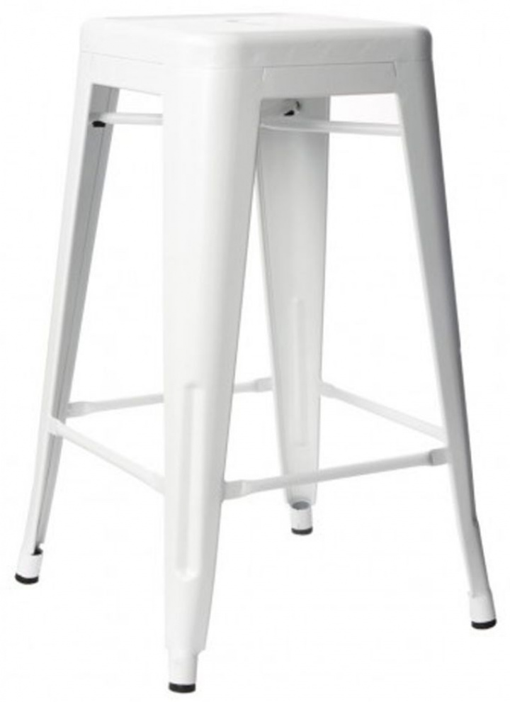 Jakkara \'Montmartre\' 65cm - Valkoinen ryhmässä Huonekalut / Istumakalusteet / Jakkarat @ Reforma (SM-1025K-white-65)