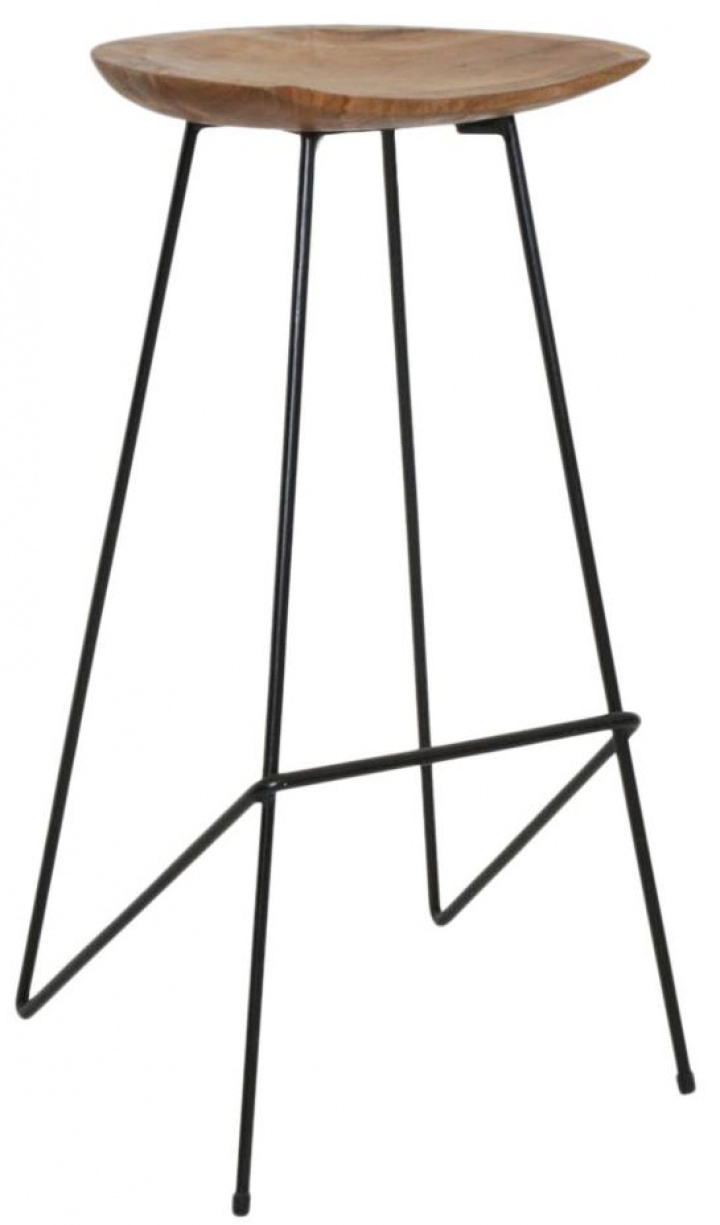 Jakkara \'Teak\' 77cm - Luonnollinen ryhmässä Huonekalut / Istumakalusteet / Jakkarat @ Reforma (STLO00035)