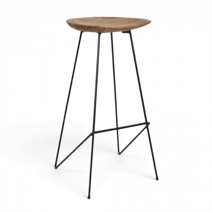 Jakkara \'Teak\' 77cm - Luonnollinen ryhmässä Huonekalut / Istumakalusteet / Jakkarat @ Reforma (STLO00035)